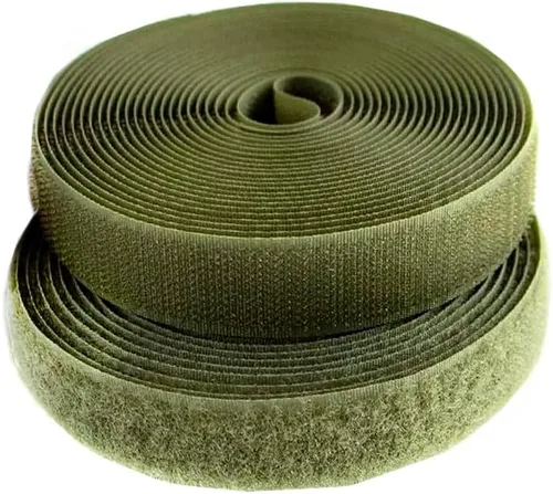 Miniatura 87 de Cinta de gancho y bucle de 4 pulgadas de ancho, verde follaje, para coser, no adhesiva, de 1 yarda de largo, cinta de gancho y bucle de nylon verde