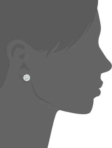 Miniatura 2 de Tienda Collection Zirconia Round Stud Earrings