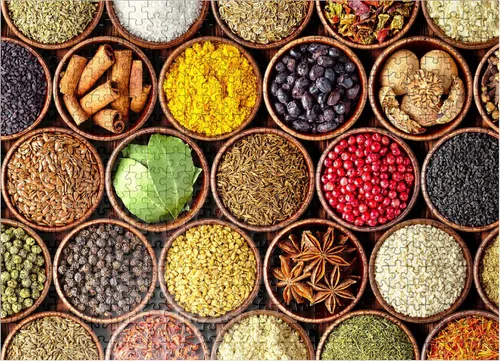 Miniatura 8 de MyPuzzle Spices in Round Bowls - Rompecabezas de 100 piezas prémium para adultos