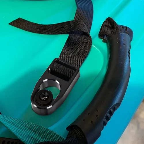 Miniatura 9 de Canitu Clip de hebilla de repuesto para correa, pestillos de mecanizado de aluminio, kit de reparación de ganchos de asiento para toda la vida
