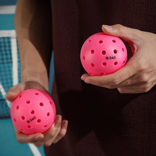 Miniatura 7 de A11N S40 - Pelotas de pickleball para exteriores, aprobadas por Pickleball de Estados Unidos para jugar en torneos, paquete de 3/6/12/50, verde