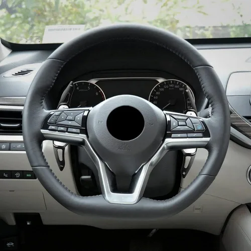 Miniatura 3 de 2021 para altima Nissan Paddle Shifter Extensiones de metal para volante de palanca de cambios 2020 para Nissan Altima Paletas de cambio Cubierta