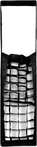Miniatura 3 de Godox 8.6 x 35 pulgadas/8.7x35.4 in Softbox Honeycomb Grid Strip Soft Box Bowens Mount para Photo Studio Flash (FW 22x90, 2 piezas)