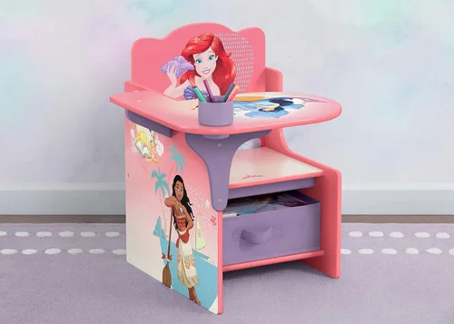 Miniatura 6 de Delta Children - Silla de escritorio con compartimento de almacenamiento + Organizador de almacenamiento de juguetes de 6 compartimentos Design and