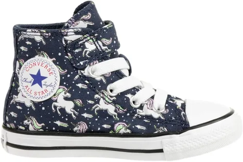 Miniatura 4 de Converse Chuck Taylor All Star Unicorn Print Velcro High Top Sneaker para niños