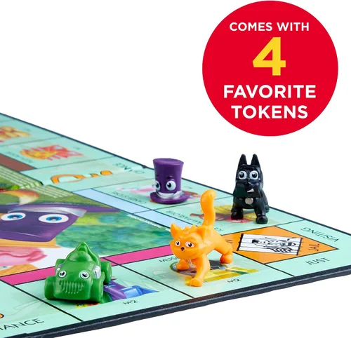 Miniatura 8 de Monopoly Junior - Juego de mesa para 4 jugadores, a partir de 5 años (exclusivo de Amazon)