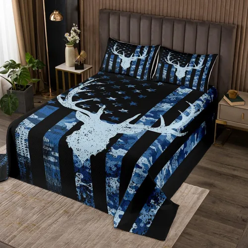 Miniatura 5 de Homewish Juego de colcha de 3 piezas con estampado de león en 3D de pareja de leones para niños, adolescentes, con temática de animales salvajes