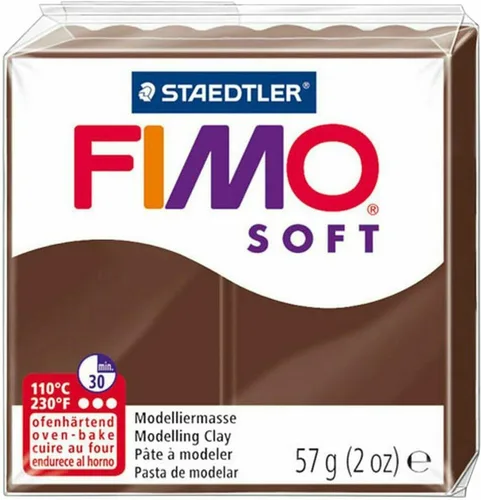 Miniatura 7 de FIMO Soft & Effect - Arcilla polimérica para modelar horno, 2.01 oz, juego de 8 unidades, colección de tarta de queso de fresa