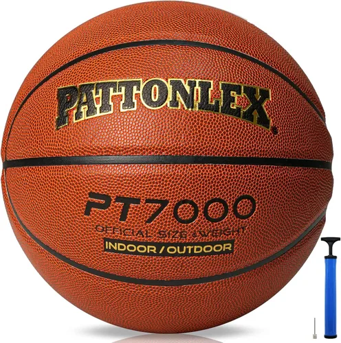 Miniatura 13 de Basketball Ball – Official Size– Composite Leather Indoor/Outdoor Basketball for Men, Women & Girls, with Pump