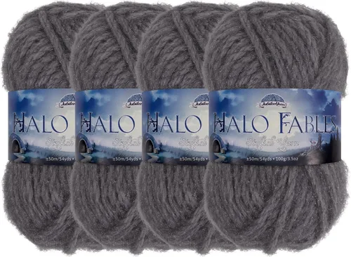 Miniatura 46 de JubileeYarn Halo Fables Yarn - 100g/Skein Bulky Polyester - North Wind Sun - 2 Skeins
