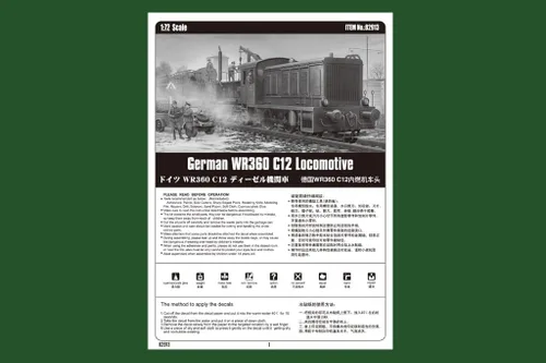 Miniatura 5 de Hobby Boss WR360 C12 Kit de construcción de modelo de vehículo locomotora