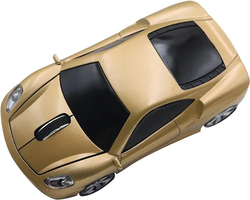 Miniatura 2 de Ratón inalámbrico para computadora, mouse óptico con forma de automóvil deportivo 3D, mouse ergonómico para computadora portátil de escritorio