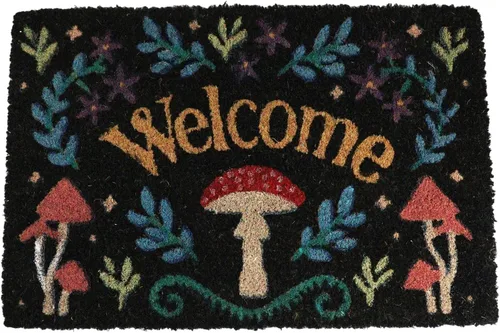 Miniatura 22 de Ebros Gift Metafísica Magic Wicca Occult Witcraft - Tapete con respaldo de vinilo de fibra de coco y fibra de coco para Halloween, 24 x 16 pulgadas