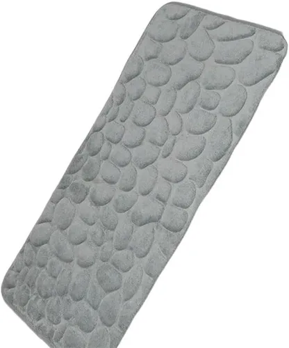Miniatura 6 de Alfombra de Baño con Relieve De Adoquines, Alfombra De Baño, Absorción De Agua, Antideslizante, Espuma Viscoelástica, Absorbente, Lavable Alfombra
