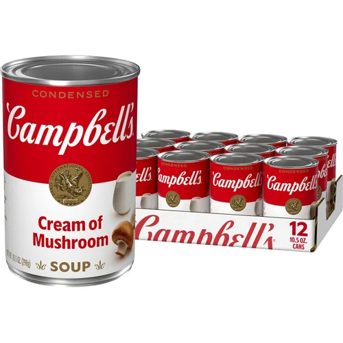 Miniatura 10 de Campbell's Cream of Mushroom - Sopa condensada de crema de champiñones, lata de 10.5 onzas