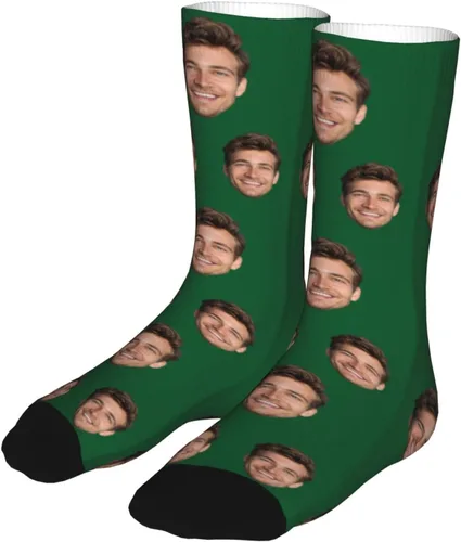 Miniatura 8 de Calcetines personalizados con foto para hombres y mujeres, calcetines personalizados con imagen unisex, calcetines con caras en ellos personalizados