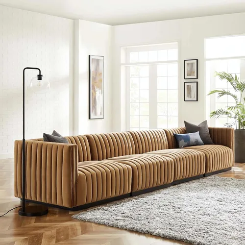 Miniatura 26 de Modway Conjure Seccional, Oro Negro