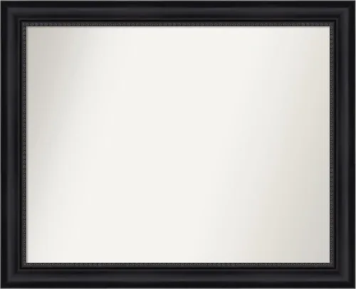 Miniatura 281 de Amanti Art Espejo personalizado, espejo de baño negro Astor, espejo de pared o espejo de tocador de baño sobre el fregadero (25 x 25 pulgadas)