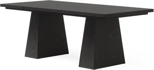 Miniatura 8 de Tribesigns Escritorio ejecutivo de 63 pulgadas, escritorio grande para computadora de oficina con doble pedestal, estaciones de trabajo modernas