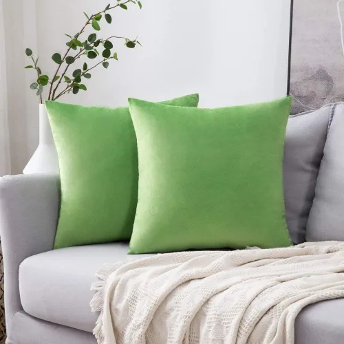 Miniatura 83 de MIULEE Fundas de almohada de terciopelo de 22 x 22 pulgadas, paquete de 2 unidades, color negro, fundas de cojín cuadradas decorativas súper suaves