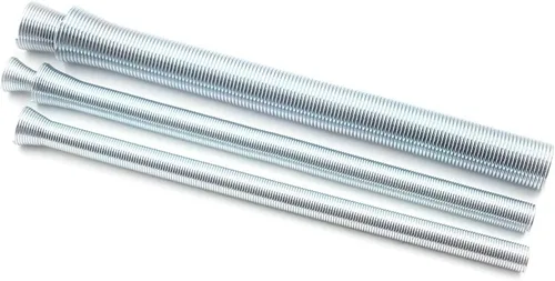 Juego de 5 dobladores de tubos de resorte de 1/4 pulgadas, 5/16 pulgadas, 3/8 pulgadas, 1/2 pulgadas y 5/8 pulgadas para cobre, aluminio y acero de
