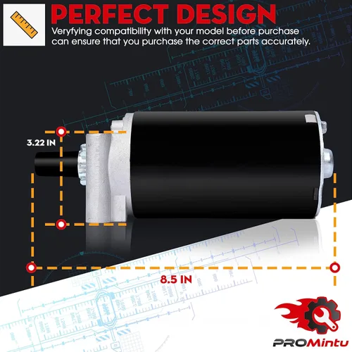 Miniatura 7 de Motor de arranque reemplaza Cub Cadet XT2 XT1 XT1-46 XT1-LT50 SLTX1050 SLTX1054 LTX1046 GT1554 i1046 i1050 1550 LT1045 LT1046 LT1050 Tractor