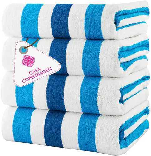 Miniatura 81 de CASA COPENHAGEN Solitaire Juego de 6 toallas - Negro, 600 GSM 2 toallas de baño 2 toallas de mano 2 toallitas, diseñadas en Dinamarca, hechas