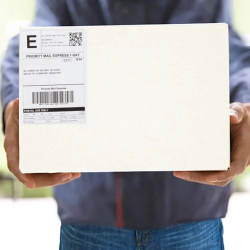 Miniatura 4 de Calenzana Juego de 25 cajas de envío de 9 x 6 x 4, caja de cartón corrugado blanca para embalaje de pequeñas empresas