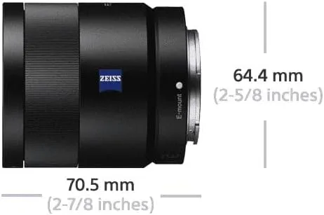 Miniatura 3 de Sony SEL55F18Z.AE 2.165 in f/1.8 ZA Lente - Negro