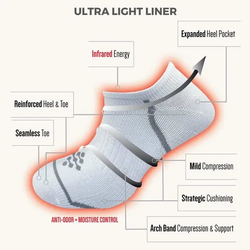 Miniatura 5 de Calcetines ligeros para hombre con hilo infrarrojo - LXL