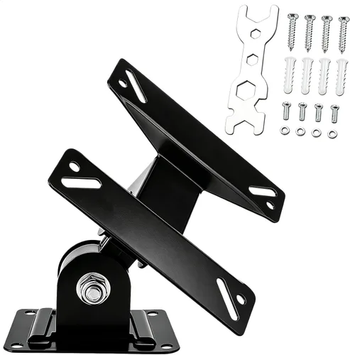 Soporte de pared para monitor de TV con articulación giratoria para la mayoría de televisores de pantallas planas LED LCD de 14 a 24 pulgadas, VESA