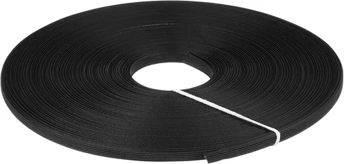 Miniatura 29 de uxcell Deshuesado para coser, 1 pieza de 5 yardas y 0.236 in – corsé de poliéster de alta densidad para vestido de novia, vestido de novia (negro)
