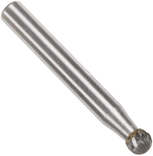 Miniatura 65 de Drill America SA-1 Rebaba de carburo/lima giratoria cilíndrica de doble corte para amoladora de troquel de 1/4" de diámetro x 5/8" de longitud