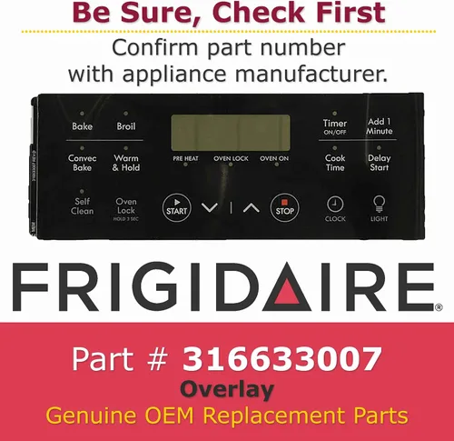 Miniatura 2 de Frigidaire 316633007 - Superposición original