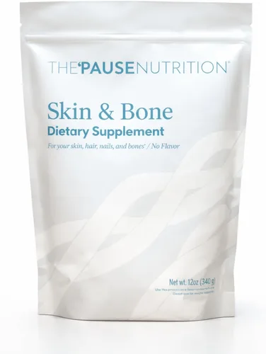 The 'Pause Life Skin & Bone, Verisol & Fortibone Péptidos de colágeno, fórmula en polvo con ácido hialurónico y vitamina C, suplemento sin gluten,