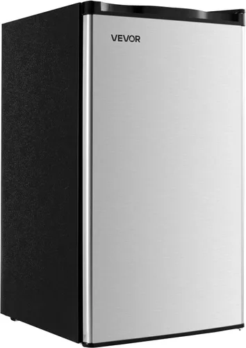 Miniatura 9 de VEVOR Mini refrigerador de 3.2 pies cúbicos con congelador, refrigerador compacto de una sola puerta con zona de congelador de micrones, temperatura