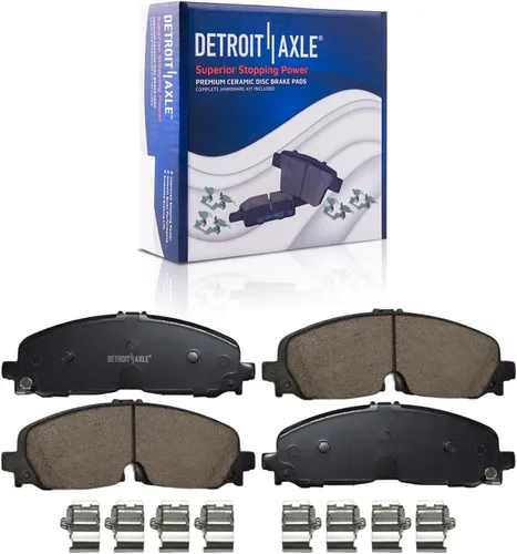 Miniatura 19 de Detroit Axle - Kit de frenos TRASEROS para Dodge Ram 1500 1994-1999 Tambores de freno Zapatas de frenos semimetálicas 1995 1996 1997 1998 Repuesto