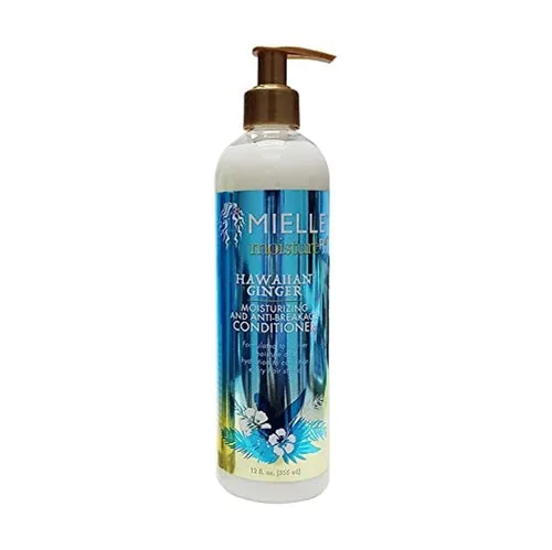 Mielle Moisture RX - Acondicionador hidratante y antiroturas de jengibre hawaiano, 12 onzas líquidas