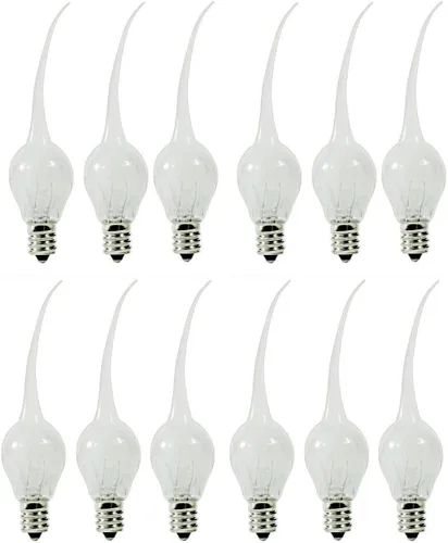 Miniatura 5 de Creative Hobbies® 6 vatios, forma S6, sumergida de silicona, estilo campestre, bombillas eléctricas para lámpara de araña, en caja individual