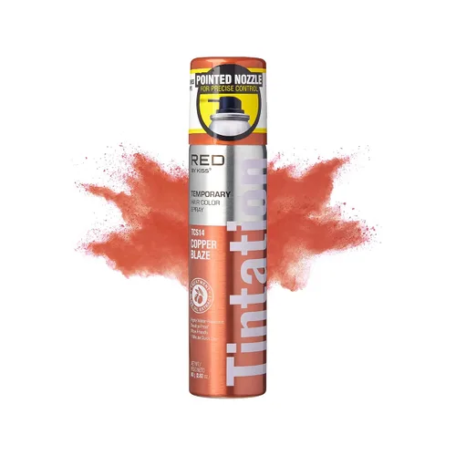 Miniatura 9 de Red by Kiss Tintation - Spray de color temporal para el cabello, 2.82 onzas, secado rápido y a prueba de manchas, tinte lavable de color vivo, spray