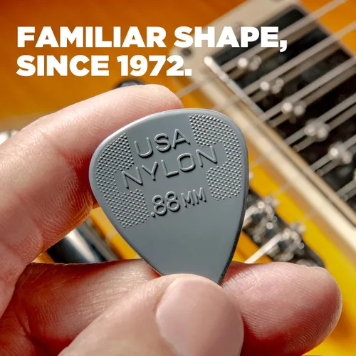 Miniatura 5 de Jim Dunlop Púa Estándar de Nylon 0,73 mm - Paquete de 12