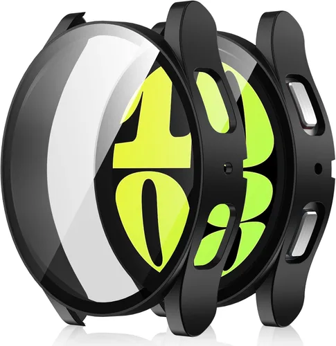 Miniatura 21 de Amizee Paquete de 2 fundas protectoras de pantalla compatibles con Samsung Galaxy Watch Ultra (2025/2024) de 1.772 pulgadas, con protector de negro