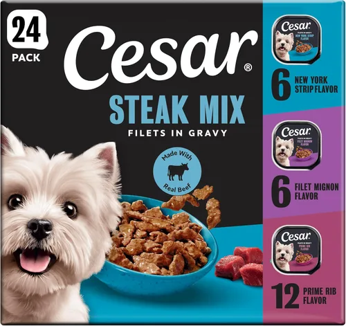 Miniatura 14 de Cesar Gourmet - Comida húmeda para perros, paquete de 12