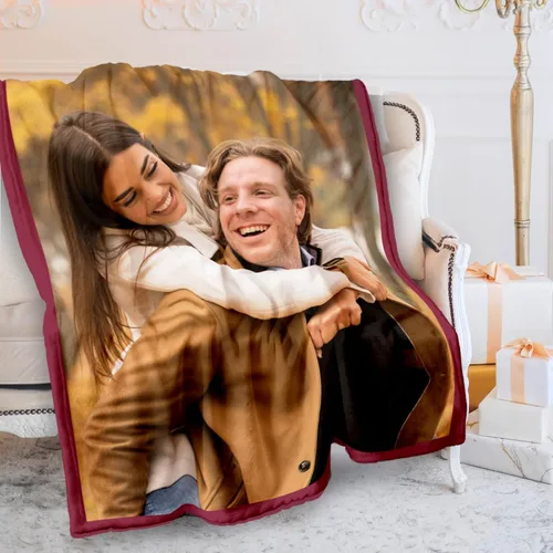 Miniatura 69 de Manta personalizada con foto/texto, manta con imagen personalizada, regalos de amor, regalos personalizados para parejas para novio, novia, esposa