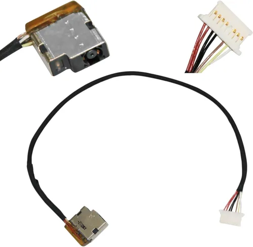Zahara Cable de alimentación CC en repuesto para HP 17-G 17-Q /15-CS 15-CW 14-DS 14-AX TPN-Q208 TPN-Q210 15-DW 15-CC 15-CD 799750-T23 799750-Y23