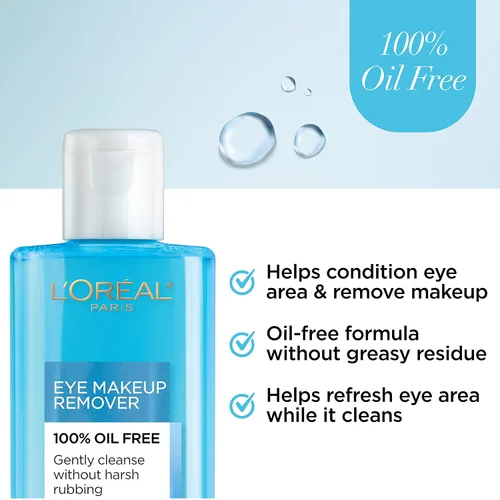 Miniatura 4 de L'Oreal Paris Clean Artiste - Removedor de maquillaje de ojos sin aceite, 2