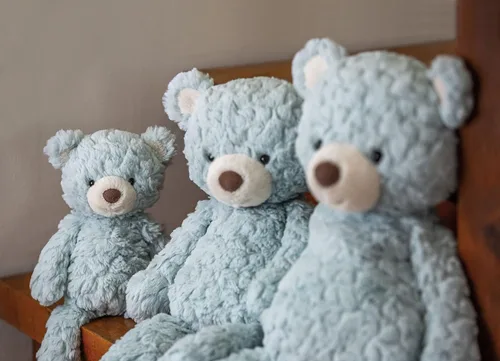 Miniatura 4 de Mary Meyer Teddy Bear - Colección Putty - Peluche clásico de peluche súper suave, 11 pulgadas, pequeño, azul espuma de mar