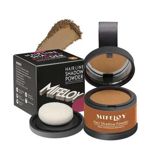 Cobertura de raíces para mujeres y hombres, cubre el color del cabello para grises, polvo de retoque de raíces, corrector de raíces para cejas de