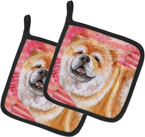 Miniatura 176 de Caroline's Treasures BB9655PTHD - Juego de soportes para ollas de cocina resistentes al calor, almohadillas calientes para horno, 7 1/2 x 7 1/2