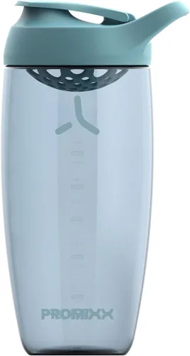 Miniatura 21 de Promixx Pursuit - Botella mezcladora de proteínas, botella deportiva prémium para mezclas de proteínas y batidos de suplementos, vaso mezclador